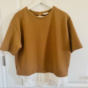 Oversized top with lace bottom add-on by @b+ab